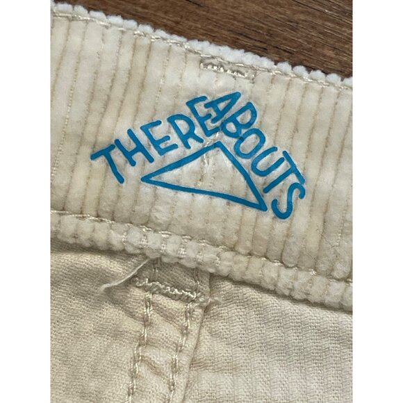 NWT Thereabouts Girls' Corduroy Bell Bottom Pants 4 Reg Ivory #R-5-115-10 - Picture 3 of 7